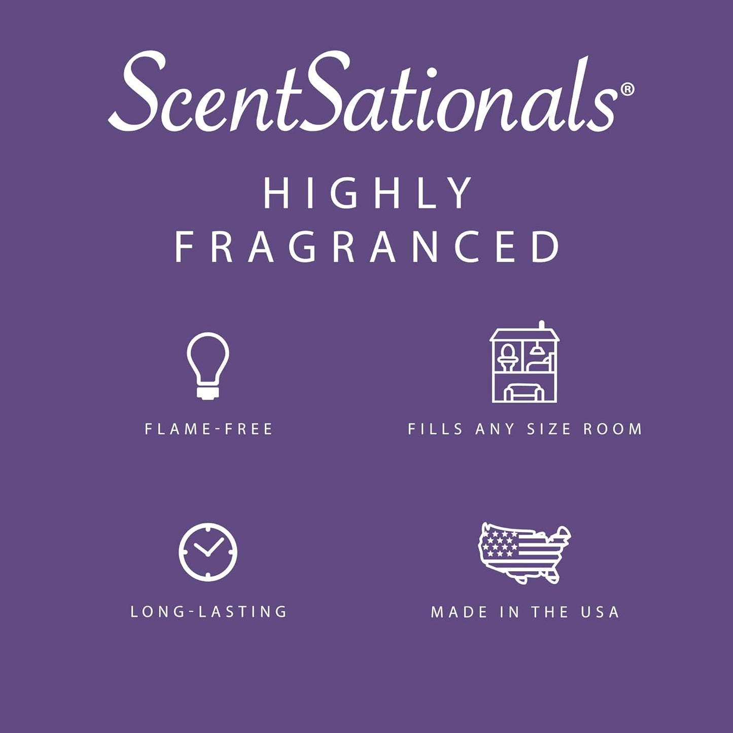 Scentsationals Wax Melts, Wax Cubes Strong Scent - Cedar and Lavender - Long Lasting Scented for Warmer, 10oz (24-Cubes)