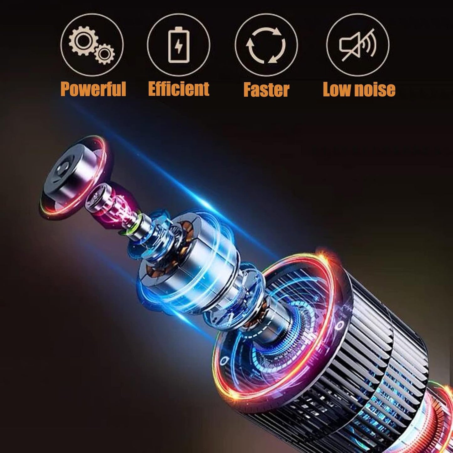 DERGUAM Gravity Electric Salt and Pepper Grinder Set, Stainless Steel Automatic Pepper and Salt Mill Grinder, Salt Grinder Spice Grinder with Adjustable Coarseness and LED Blue Light, Battery Powered