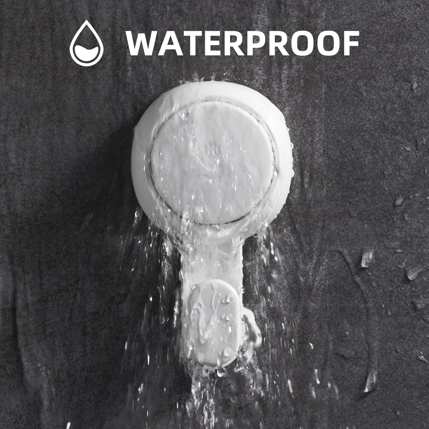 TAILI Suction Towel Hook for Bathroom, Damage-Free Hanging Hooks for Inside Shower Wall, Powerful Vacuum Suction Cup Shower Holder for Towel, Loofah, Cloth, Easy to Install and Remove, White, 4 Pack