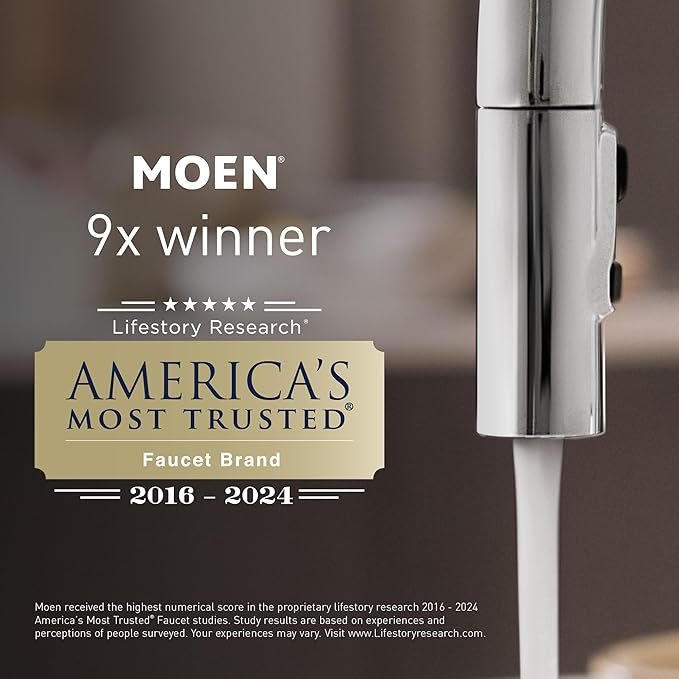 Moen CSR2164CH 60-Inch to 72-Inch Permanent Mount Adjustable Curved Shower Rod, Chrome