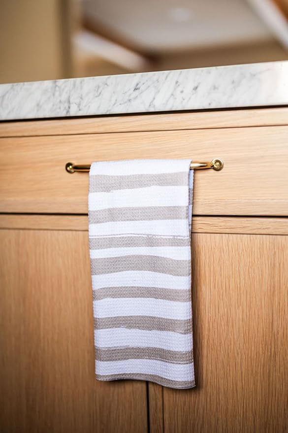 || 2 Pack Double Sided || Waffle Weave Microfiber || Tea Towels || Highly Absorbent || Hanging Loop || Dish Cloths || Modern || Designer Prints || Double Sided || Cheetah & Stripes