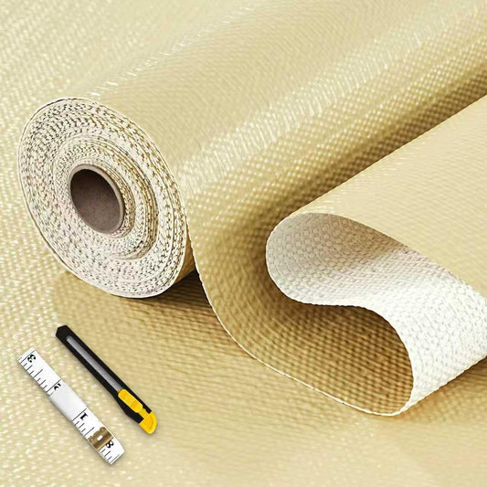 Drawer and Shelf Liner, Non-Adhesive Kitchen Cabinet Liners, Non Slip Shelf Paper Waterproof Washable Thickened for Dresser Pantry Shelve Bathroom Protector