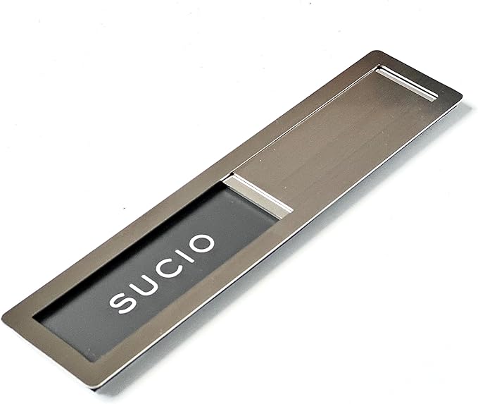 Dishwasher Magnet Clean Dirty Sign (Spanish), Limpio Sucio, Kubik Letters Premium Stainless Steel Grade 304, Kitchen Organizers and Storage Decor Accessories, Extra Adhesive Tapes Included