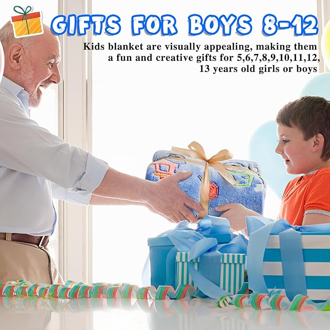 Inhand Truck Car Construction Toys Glow in the Dark Blanket Truck Gifts for Boys Kids Throw Blanket Car Excavator Crane Toys for Kids Boys Birthday Halloweenchristmas Cute Soft Room Decor Blue 50"X60"