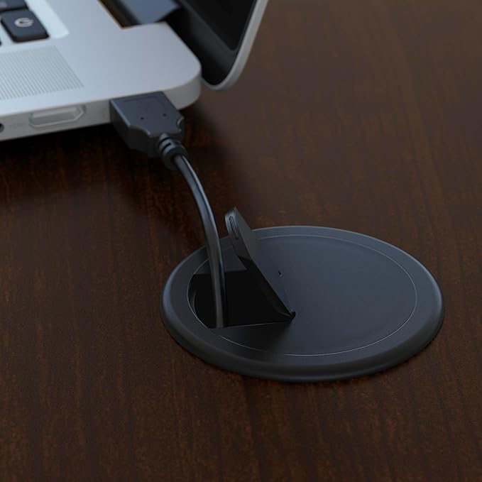 Bush Business Furniture Series C 60W L Shaped Desk with 3 Drawer Mobile File Cabinet in Mocha Cherry