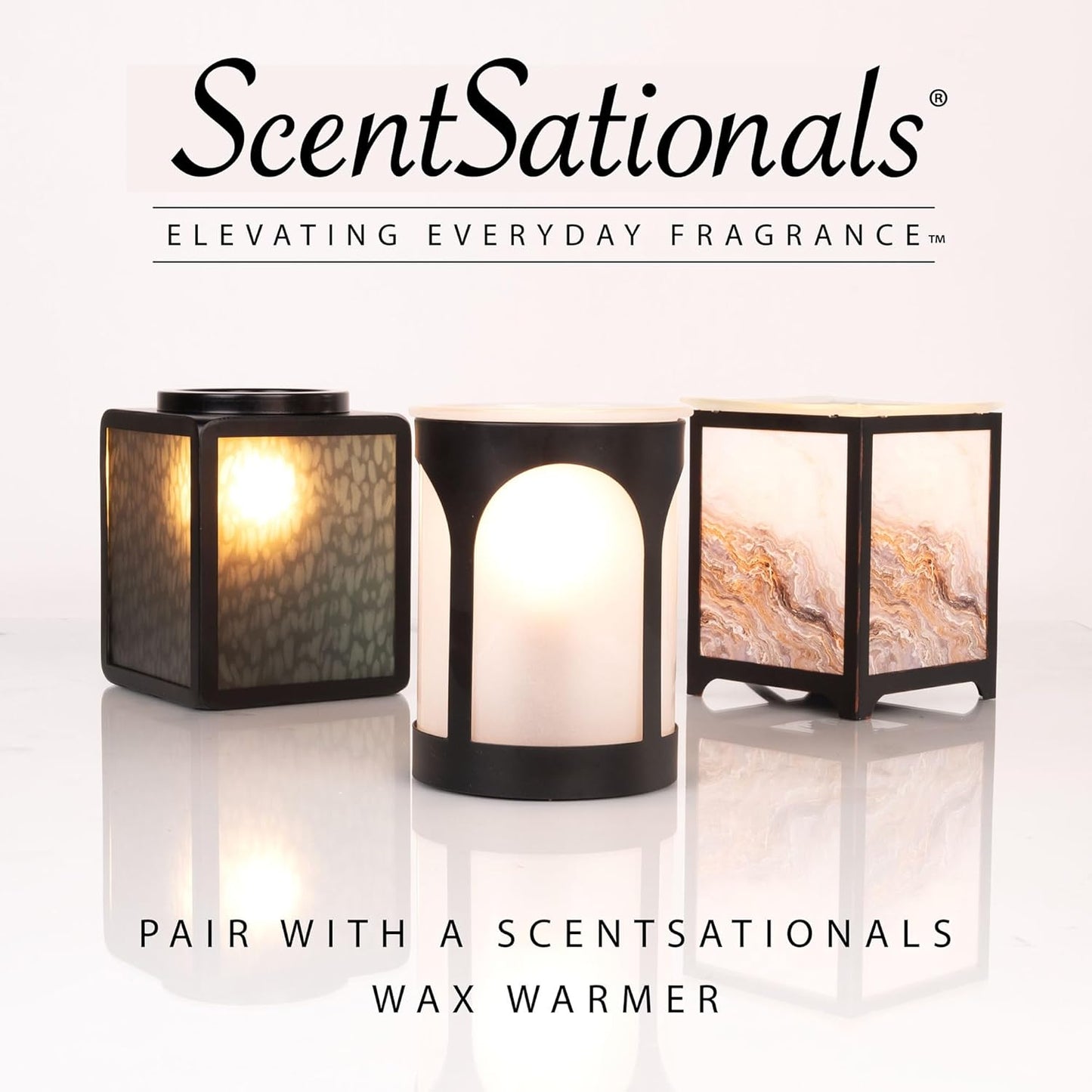 Scentsationals Wax Melts, Wax Cubes Strong Scent - Cotton Blossom - Long Lasting Scented Wax Melts for Warmer, 10oz (24-Cubes)