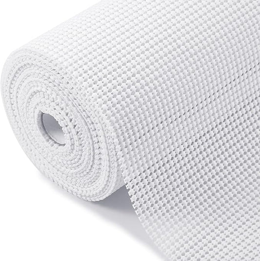 iwtmm Drawer Shelf and Cabinet Liners Non-Adhesive Extra Strong Grip - Keep Items in Place for Kitchen, Bathroom, Office & Wardrobe, Heavy Duty Anti-Slip Liners for Cabinets, Cupboards, Drawers
