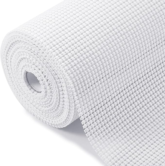 iwtmm Drawer Shelf and Cabinet Liners Non-Adhesive Extra Strong Grip - Keep Items in Place for Kitchen, Bathroom, Office & Wardrobe, Heavy Duty Anti-Slip Liners for Cabinets, Cupboards, Drawers