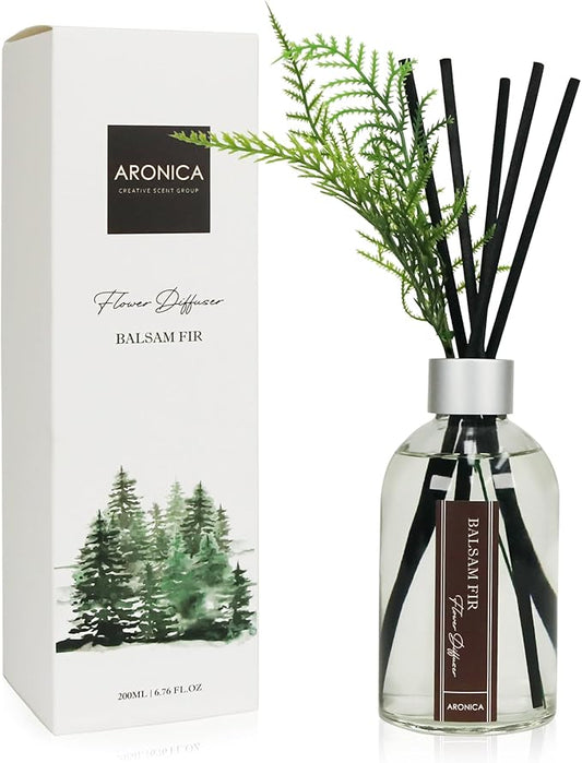 Aronica Modern Christmas Décor, Christmas Smells for House, Holiday Pine Aesthetic Diffuser, Simple Scents Evergreen Trees Boho, Cozy Office Decor for Holiday, Winter Bathroom Decor