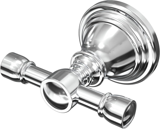 Towel Hook for Bathrooms, Stainless Steel Robe Coat Hook Wall Mount, Heavy Duty Towel Hanger for Kitchen, Bedroom or RV (Chrome)