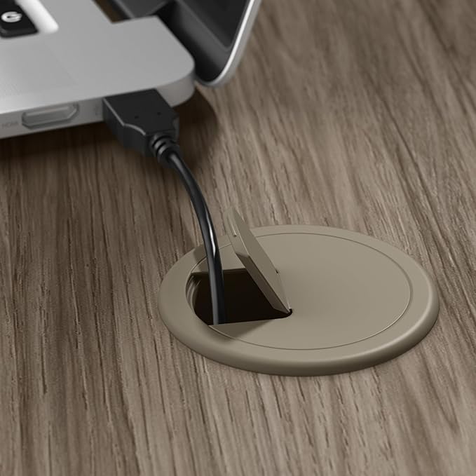 Bush Business Furniture 72-inch Electric Height Adjustable Standing Desk, Ergonomic Sit-Stand Computer Table for Home and Professional Office, Move 60 Series, Modern Hickory with White Base