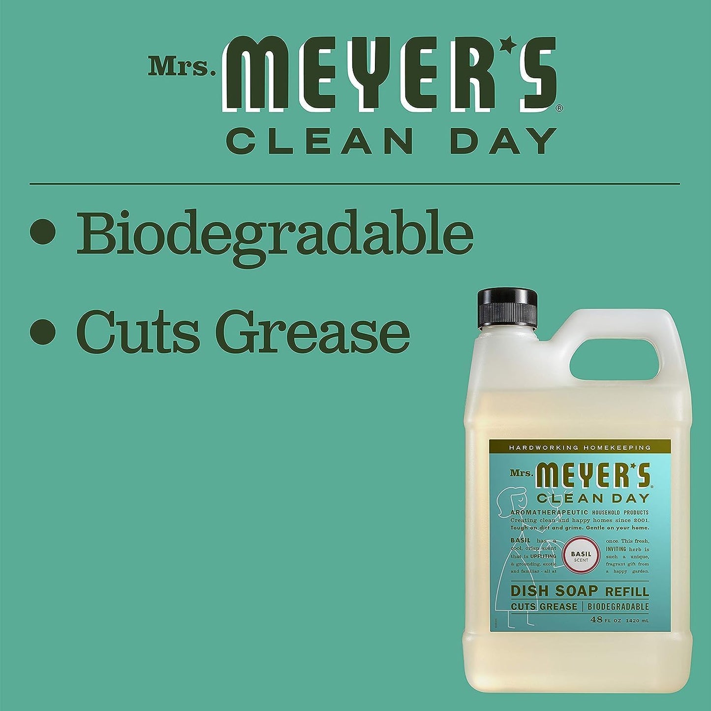 Mrs. Meyer's Dish Soap Variety Pack Scent 1 Dish Soap, 1 Dish Soap Refill, 1 CT