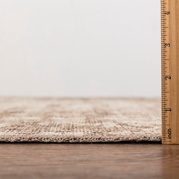 Keen Home Design 9x12 Rug - Machine Washable Area Rug with Non-Slip Backing, Ideal for Living Room, Dining Room, Bedroom - Vintage, Easy Clean, Durable, Low Pile - (9' x 12')