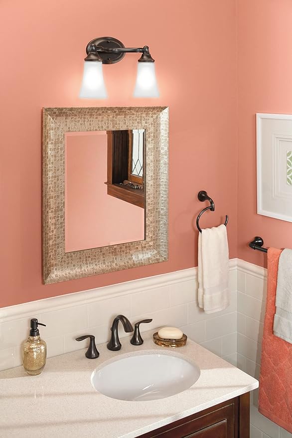 Moen YB2824ORB Eva 24-Inch Bathroom Towel Bar, Oil Rubbed Bronze