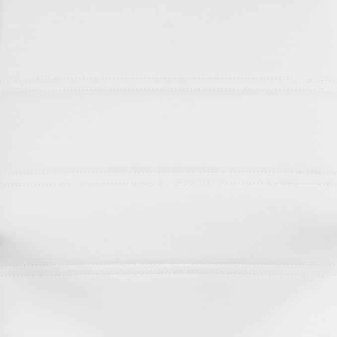 Flash Furniture Whitney Mid-Back Swivel LeatherSoft Desk Chair with Padded Seat and Armrests, Adjustable Height Padded Office Chair, White/Gold