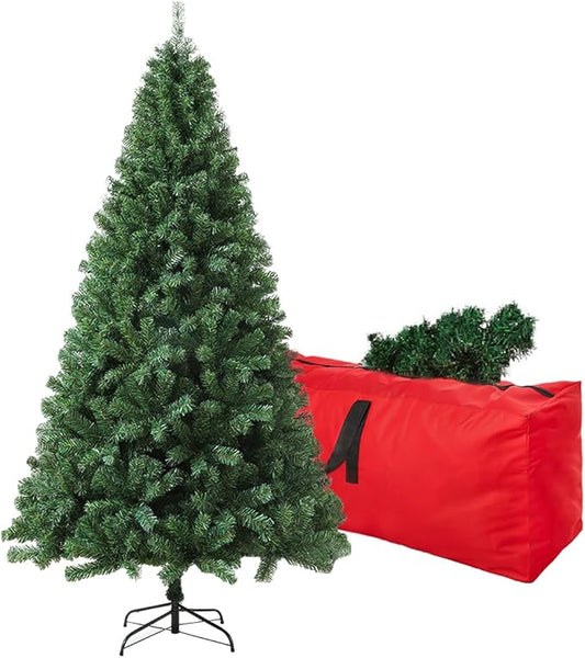 5ft Artificial Christmas Tree, Arbol de Navidad with 600 Branch Tips, Premium North Valley Spruce with Foldable Base Stand, Xmas Tree for Home, Office,Party Decoration-Green