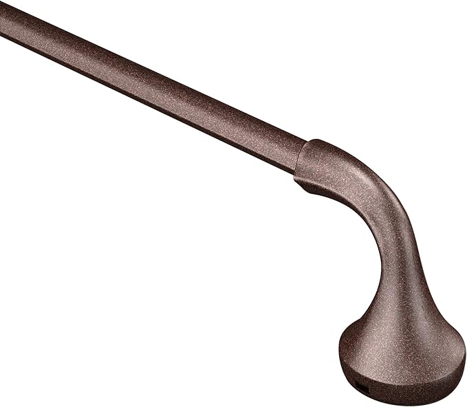 Moen Eva Oil Rubbed Bronze 18-Inch Single Towel Bar, YB2818ORB