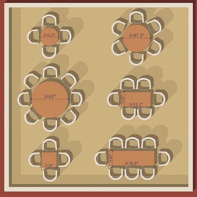 MODERION Solid Wood Boss Caption's Chairs,Dinning Chairs with Wheels and Arms, Office Desk Chairs, Classic Swivel Accent Chairs with Upholstered,Dinner Chairs, 31.5¡±H for Living Room Gray SY1318GY