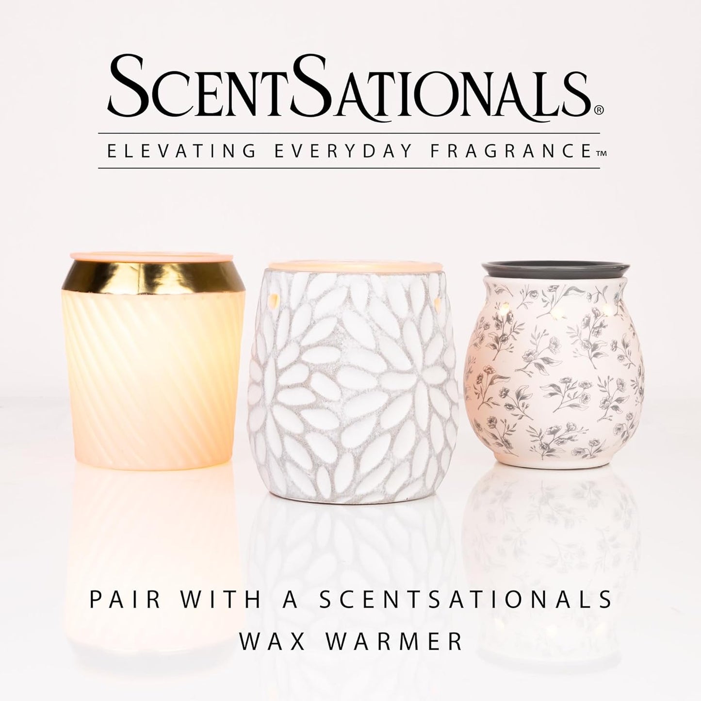 Scentsationals Wax Melts, Wax Cubes Strong Scent - Hello Gorgeous - Long Lasting Scented Wax Melts for Warmer, 10oz (24-Cubes)