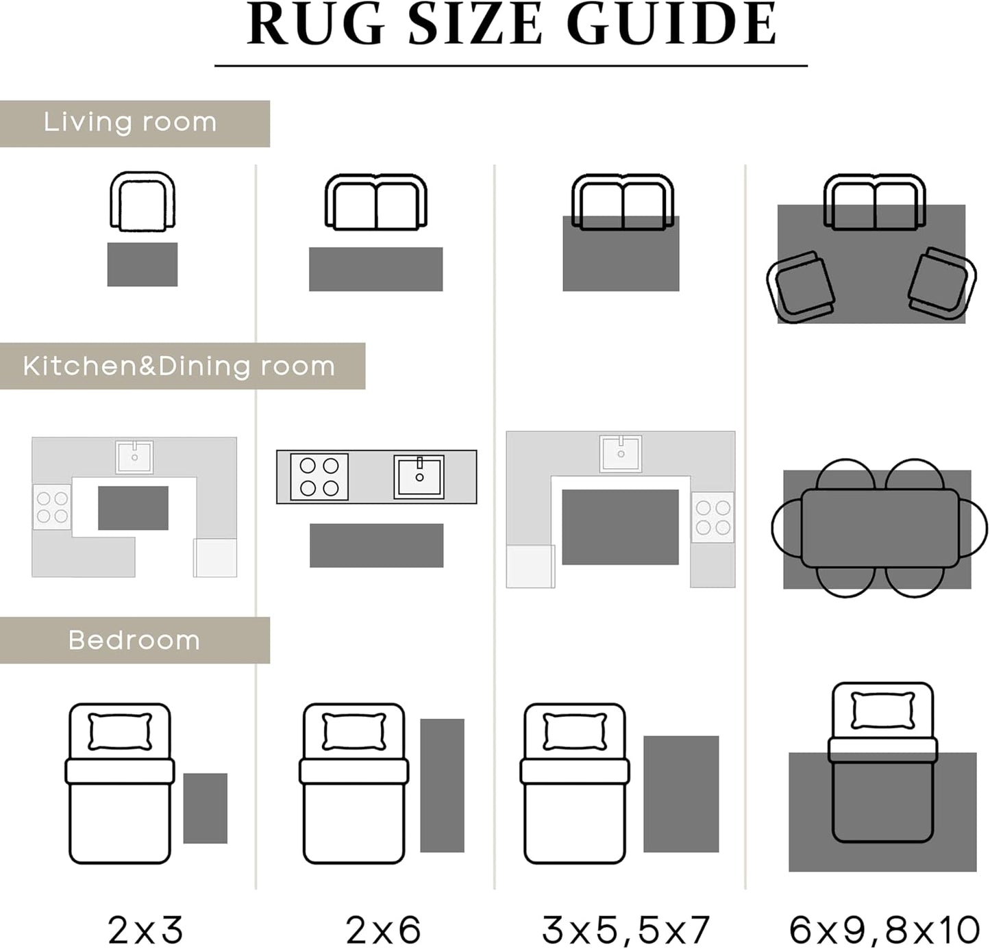 Neutral Area Rugs 8x10 for Living Room,Boho Washable Earth Tone Vintage Floral Modern Farmhouse Bedroom Dining Room Rug Under Table,Cream Beige Tan Brown