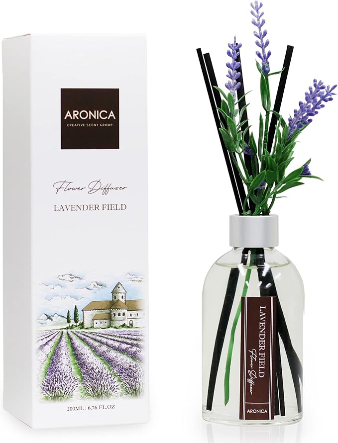 Aronica Bathroom Relaxation Accessories, Lavender Products Spa Bathroom Ideas, Guest Room Must Haves, Living Room Essentials for Cozy Home, House Items Spare Bedroom, Lavender Diffuser