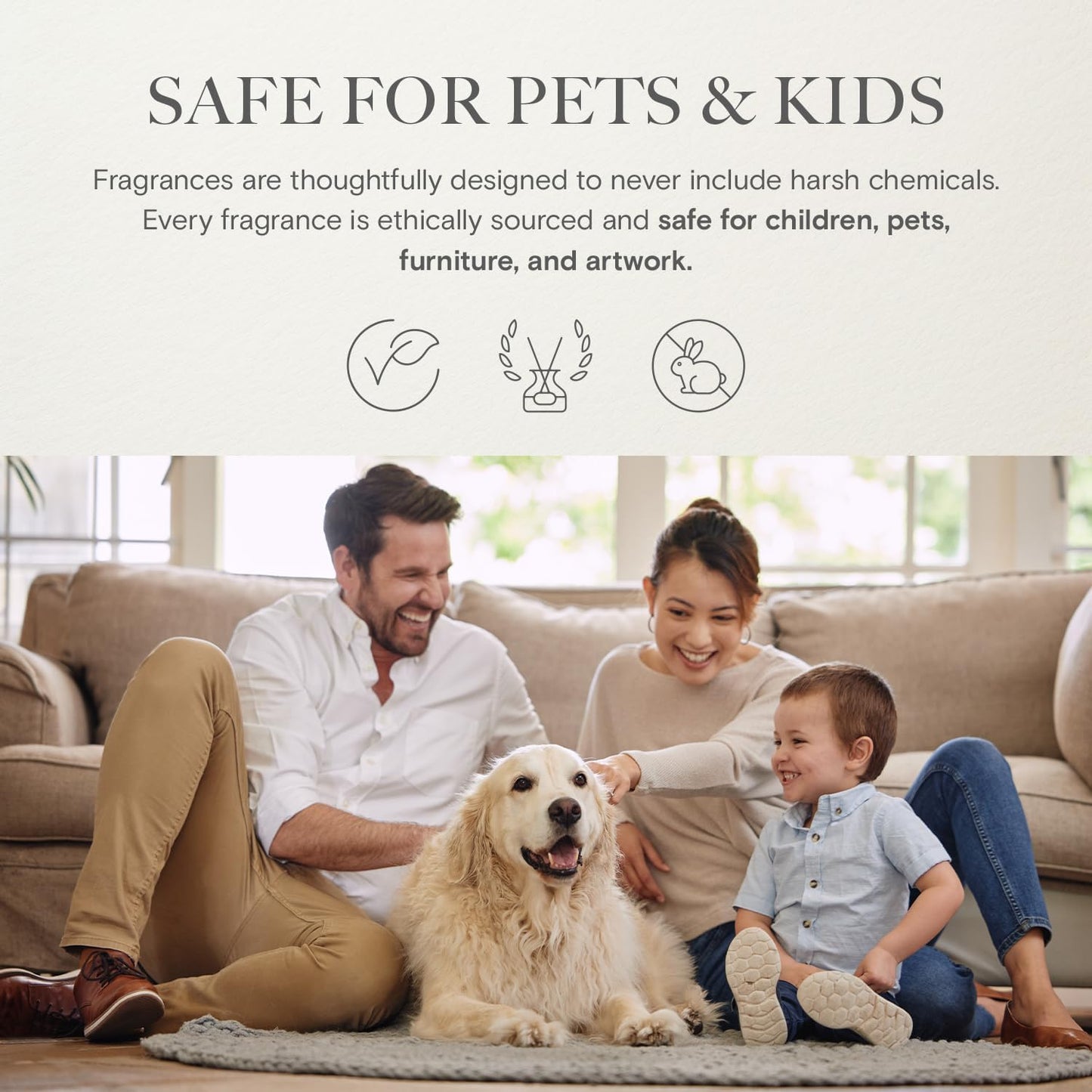 Day Dream Reed Diffuser - Beige Ceramic | 100ml | Long-Lasting Home Fragrance | Includes Reed Sticks & 120ml Day Dream Reed Diffuser Oil