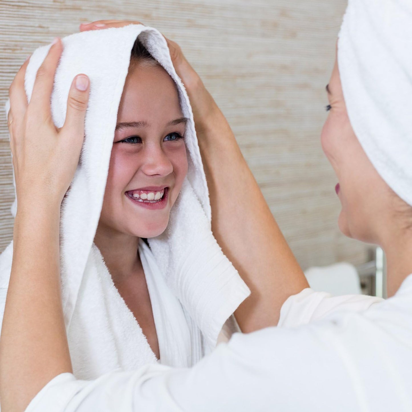 Superior Egyptian Cotton Pile Face Towel/Washcloth Set of 6, Ultra Soft Luxury Towels, Thick Plush Essentials, Absorbent Heavyweight, Guest Bath, Hotel, Spa, Home Bathroom, Shower Basics, Toast