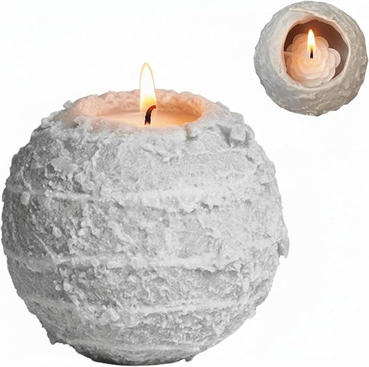 Spiral Cool Decorative Candle, Velas Decorativas, Spiral Melt Light, Spinning Burning, Spinning Gifts Unique Candle, Cool Candles, Soy, Beeswax, Fun Candles Spinner (Nimbus Cloud - Lavender)