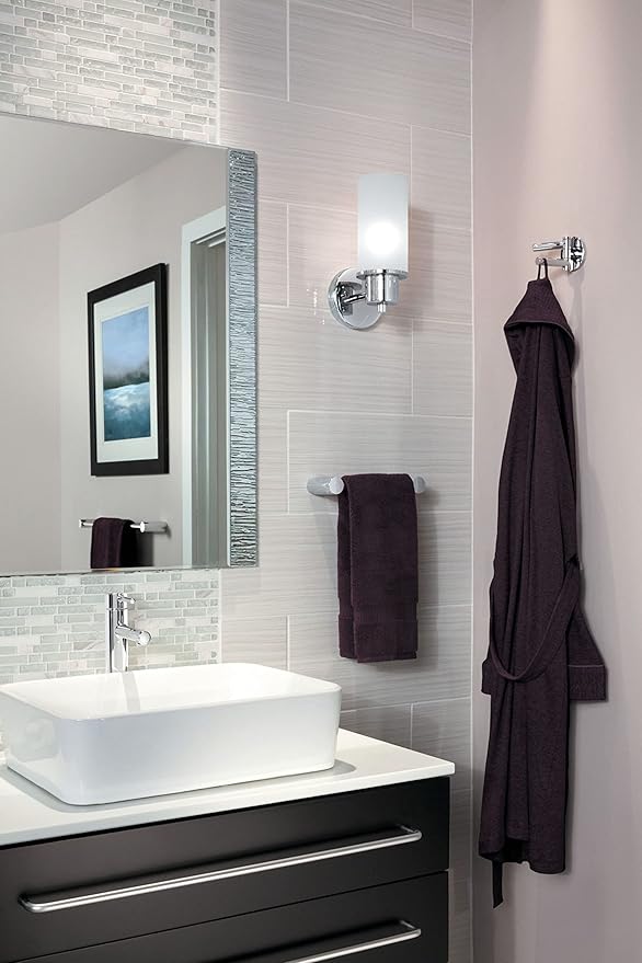 Moen YB0402CH Align Modern Double Swivel Robe Hook, Chrome