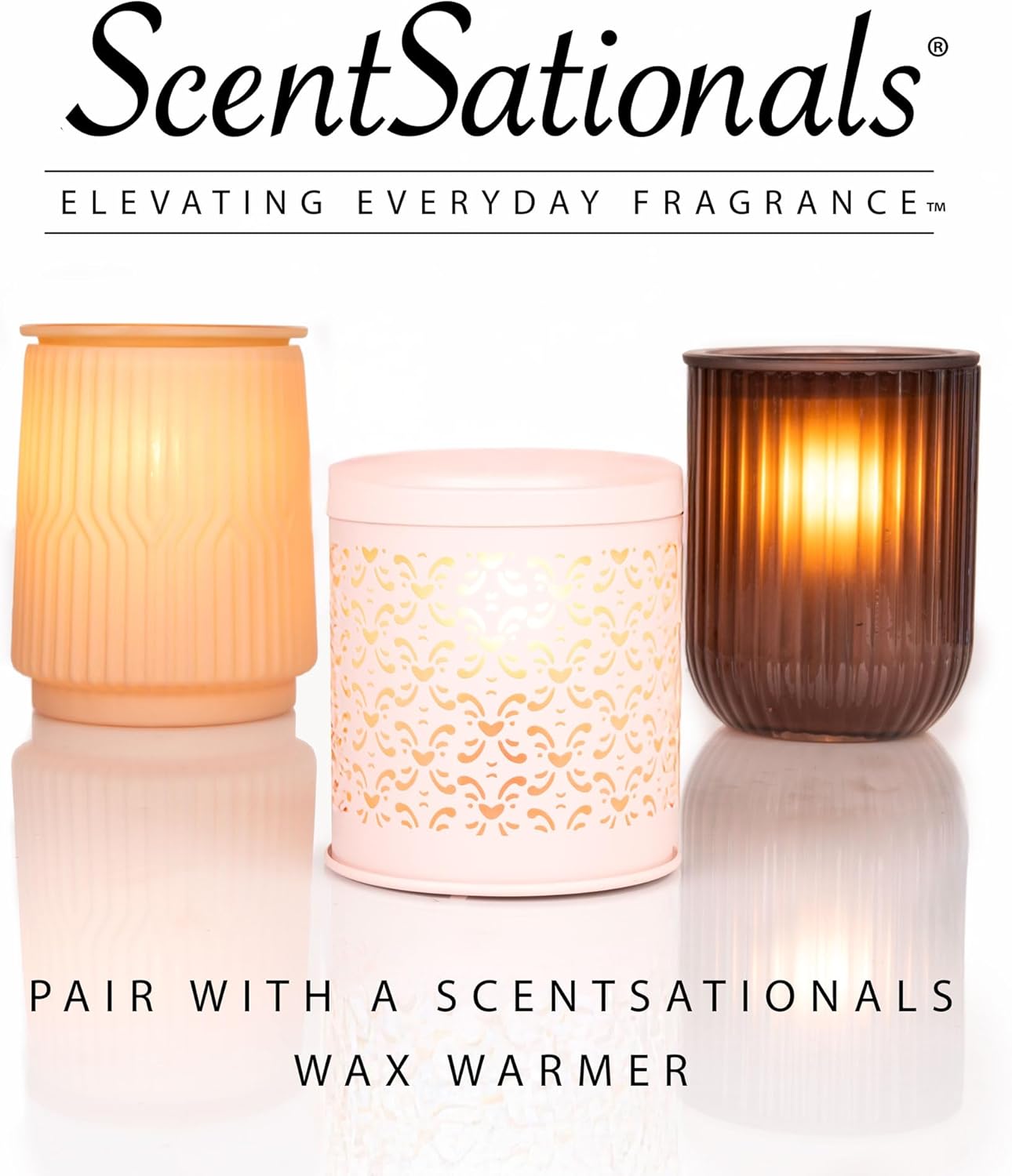 Scentsationals Fall Wax Melts, Wax Cubes Strong Scent - Pumpkin Apple Muffins - Long Lasting Scented Melts for Warmer, 10oz (24-Cubes)