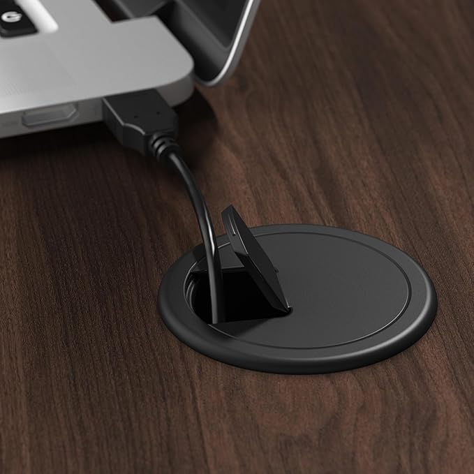 Bush Business Furniture 72-inch Electric Height Adjustable Standing Desk, Ergonomic Sit-Stand Computer Table for Home and Professional Office, Move 40 Series, Black Walnut with Metallic Gray Base