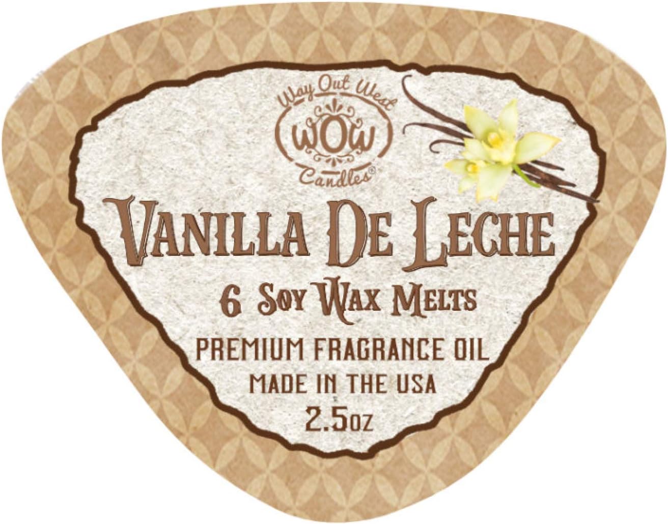 Scented Wax Melts - Highly Fragrant Air Freshener - 4 Pack Set of 6 Melt Cubes (4, Vanilla de Leche)