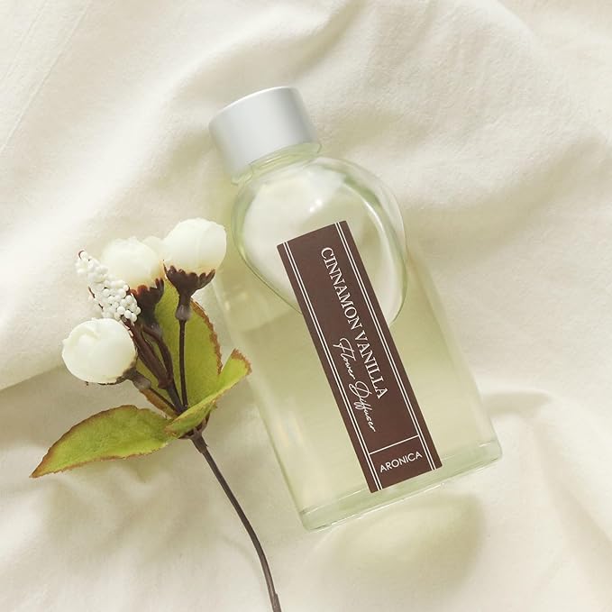 Aronica Cinnamon Scent Diffuser Kitchen, Office Decorations Cinnamon Vanilla Scent Flower Reed Diffuser, Christmas Room Stick Scent, Work Cubicle Scent, Korean Kitchen Window Decor, Air Freshener