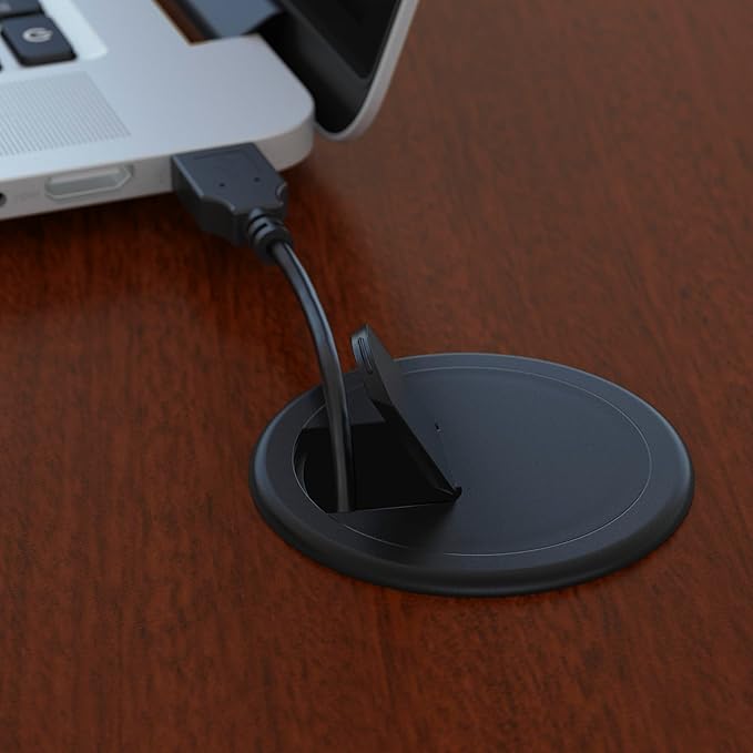 Bush Business Furniture Series C 60W L Shaped Desk with 3 Drawer Mobile File Cabinet in Mahogany