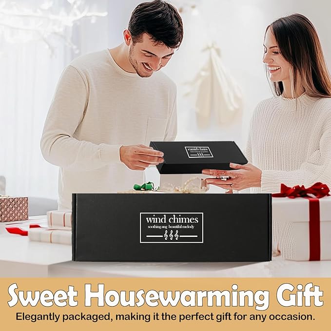 House Warming Gifts New Home,New Home Gift Ideas， Home Sweet Home，House Warming Gift，BestGifts for Housewarming，House Warming Gifts for Women or Men，26 Inch Wind Chimes