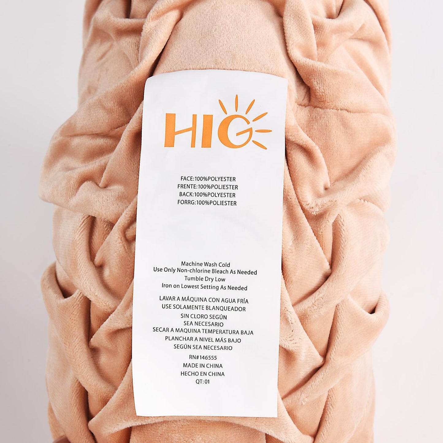 HIG Set of 2 Decorative Round Pleated Throw Pillows,Classy Accent Pumpkin Throw Pillows with Center Button,Vintage Velvet Floor Pillows for Sofa Vanity Chair Bed,Blush,16" Diameter(Ripple)