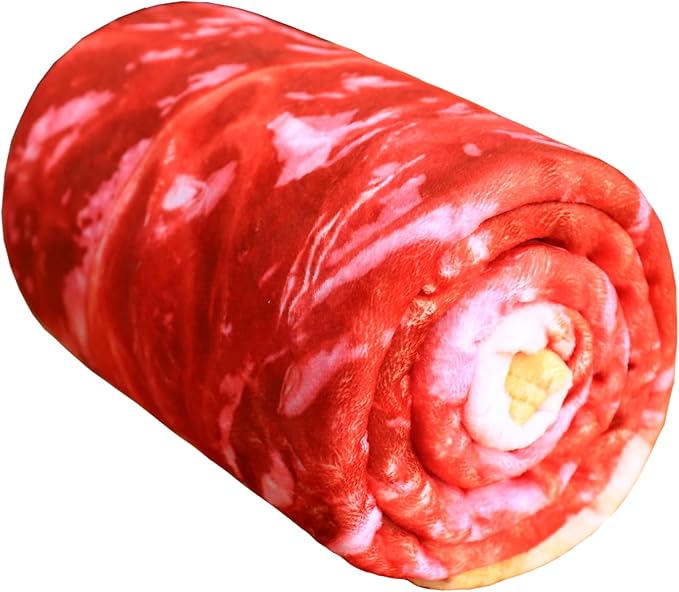 Vessia Grapefruit Throw Blanket, Realistic Funny Food Blanket for Adults and Kids, 300GSM Giant Soft Fruits Throw for Couch, Sofa, Bed, Fun Cozy Round Gifts for Boys, Girls, 60 inches