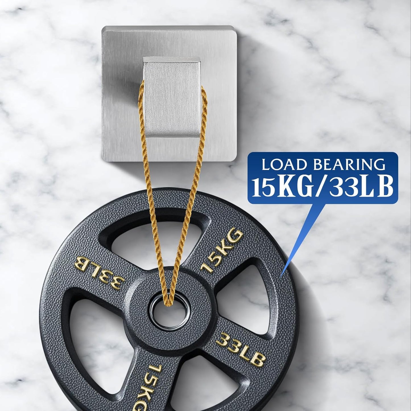 Towel Hooks for Bathrooms, Heavy Duty Wall Mounted Stainless Steel Modern Hook, 4 Pack – Ideal for Hanging Towels, Robes, Coats, in Kitchen, Bedroom, Bathroom, or Hotel (2, Brushed Nickel)