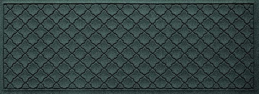 WaterHog Heavy Duty Runner Door Mat, 2' x 5', Made in USA, Durable & Skid-Resistant Entryway Mat, Water-Trapping, Indoor/Outdoor Decorative Floor Covering, Cordova Collection, Evergreen