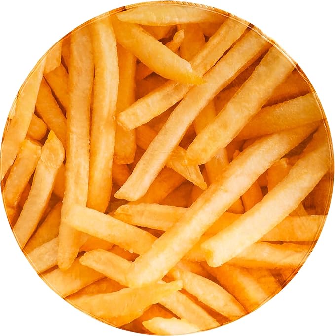 Vessia Frenchfries Throw Blanket, Realistic Funny Food Blanket for Adults and Kids, 300GSM Soft Throw for Couch, Sofa, Bed, Fun Home Decor for All Seasons, 60 inches