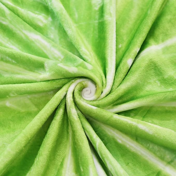 Vessia Lime Throw Blanket, Realistic Funny Food Blanket for Adults and Kids, 300GSM Soft Throw for Couch, Sofa, Bed, Fun Home Decor for All Seasons, 60 inches