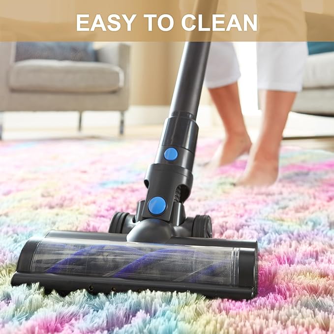 Ophanie Rainbow Rug for Bedroom Girls, Unicorn Colorful Fluffy Soft Cute Fuzzy Area Rugs, Shag Plush Shaggy Bedside Floor 4x6 Furry Carpet for Kids Baby Teen Dorm Nursery Home Decor Aesthetic