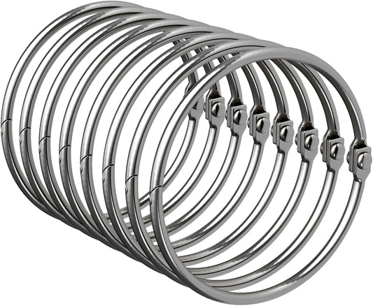 Shower Curtain Rings, Bathway Shower Curtain Hooks Anti-Drop Shower Rings for Curtain, Metal Shower Curtain Rings Rust Proof, Chrome Shower Hooks for Shower Curtain Rod, Shower Rod Hook 12Pcs