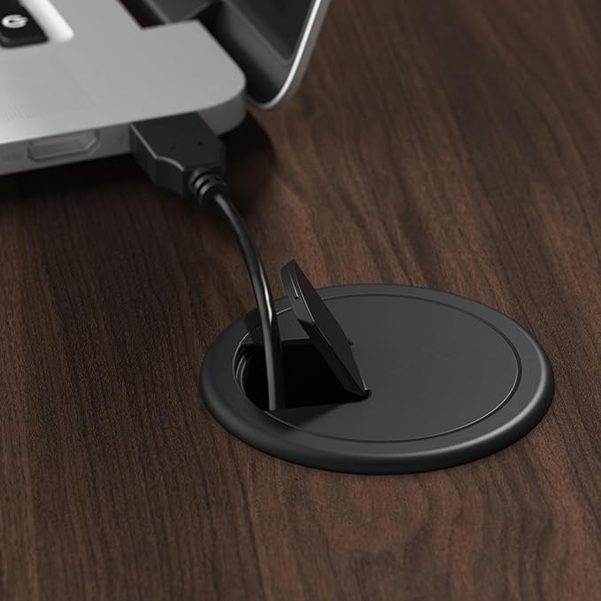 Bush Business Furniture 48-inch Electric Height Adjustable Standing Desk, Ergonomic Sit-Stand Computer Table for Home and Professional Office, Move 60 Series, Black Walnut with White Base