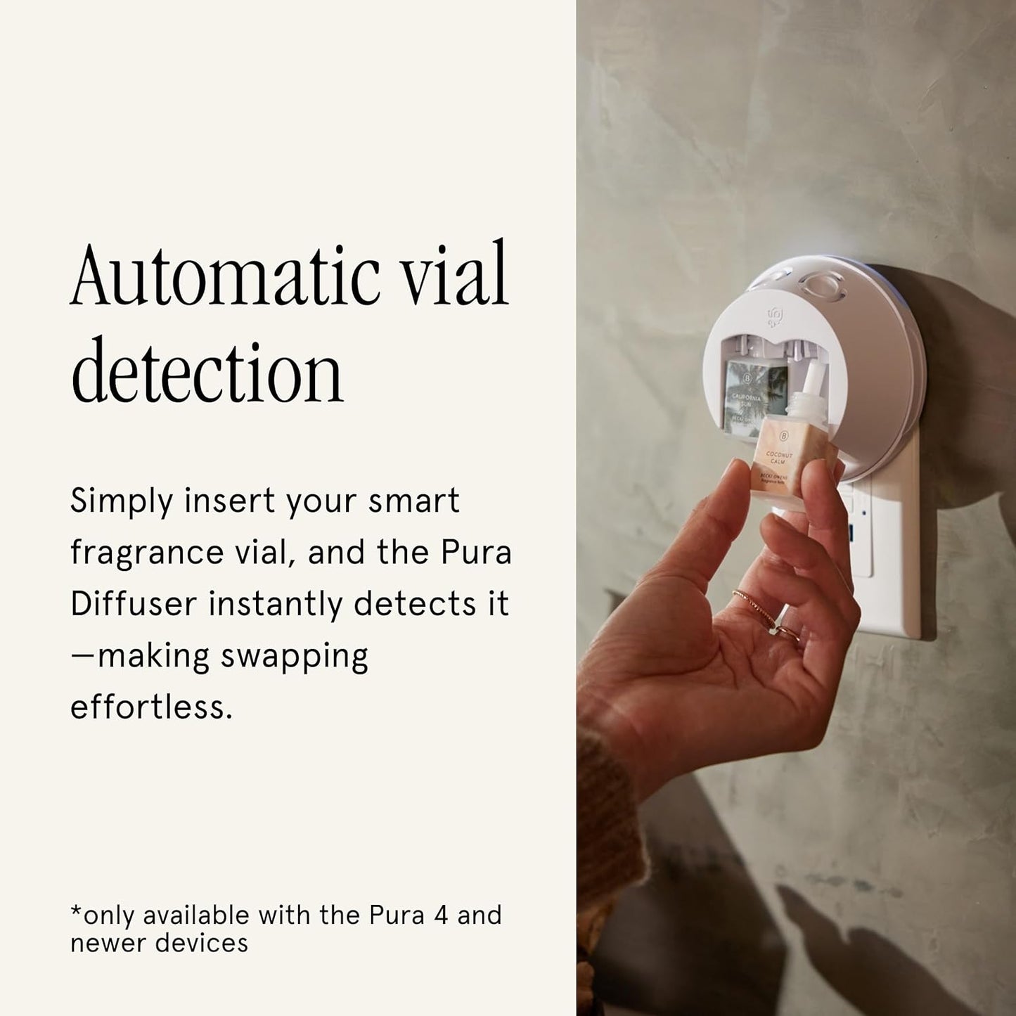 PuraHome Scent Refill - Smart Home Air Diffuser - Up to 120-Hours of Luxury Fragrance per Refill - Home Essential - Clean & Safe Diffuser Fragrance - 2 Pack, Banana Birch