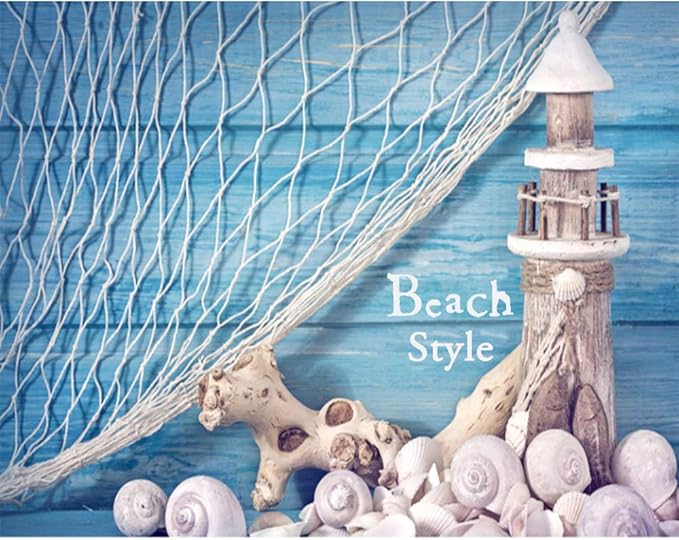 Natural Fishing Net Decor with Shells 79 Inch Beach Theme Decor for Party Home Bedroom Wall Hanging Fish Net Decorations