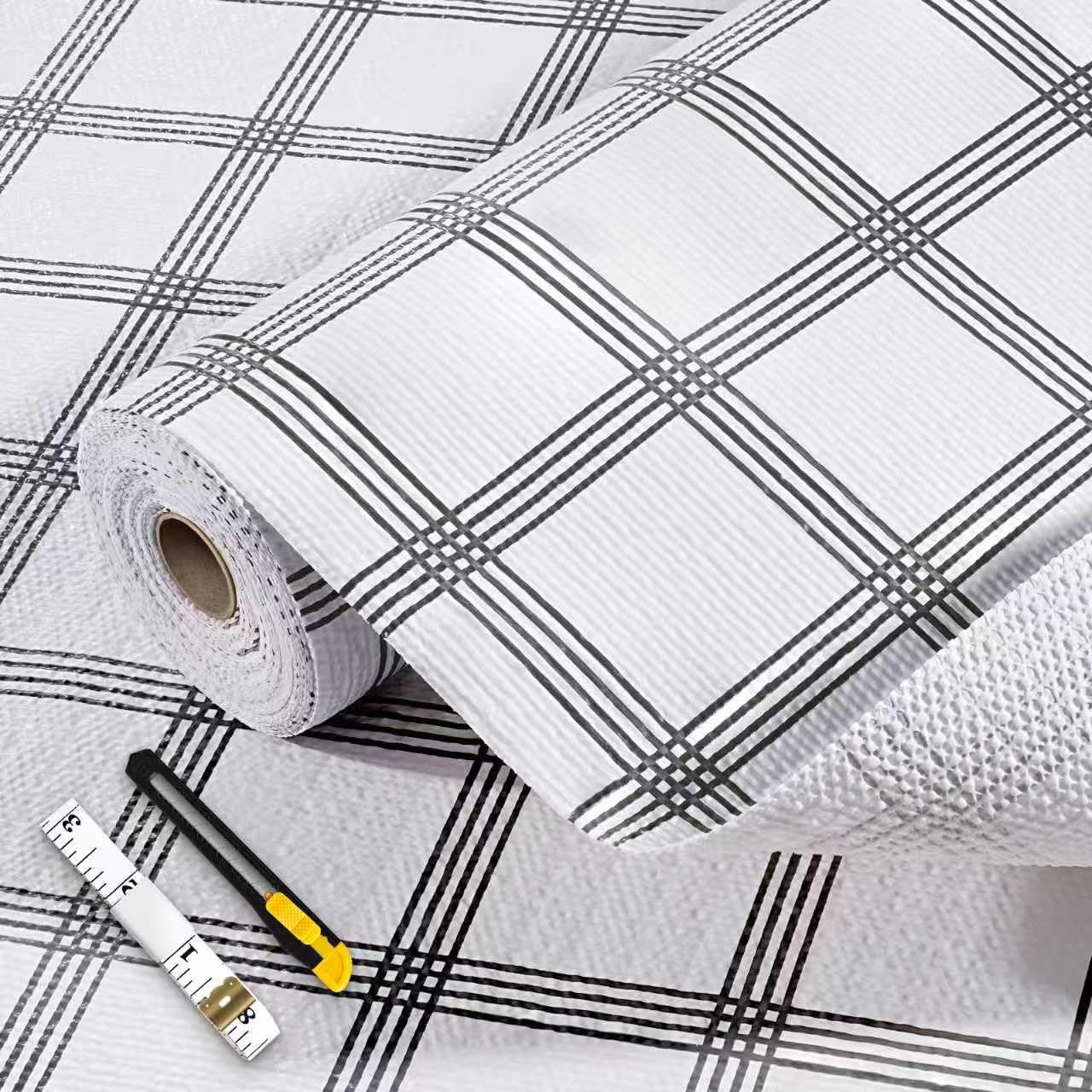 Drawer and Shelf Liner, Non-Adhesive Kitchen Cabinet Liners, Non Slip Shelf Paper Waterproof Washable Thickened for Dresser Pantry Shelve Bathroom Protector