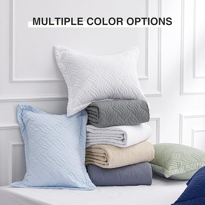 Love's cabin California King Size Quilt Bedding Set Camel Bedspread - Cal King Summer Lightweight Bedspread Comforter - Wave Pattern Coverlet for All Season - 3 Pieces (1 Quilt, 2 Pillow Shams)