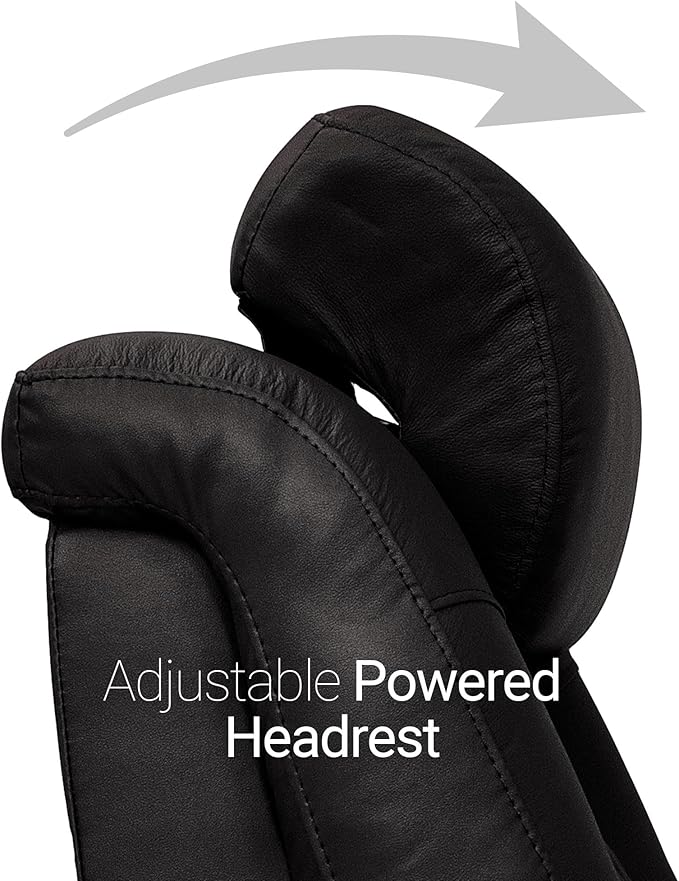 Seatcraft Diamante - Home Theater Seating - Living Room - Power Recline - Italian Leather - Powered Headrests - Cupholders - USB Charging - Ambient Lighting, Black/Red, Row of 4 Middle Loveseat