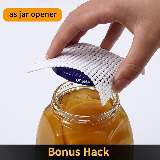 iwtmm Drawer Shelf and Cabinet Liners Non-Adhesive Extra Strong Grip - Keep Items in Place for Kitchen, Bathroom, Office & Wardrobe, Heavy Duty Anti-Slip Liners for Cabinets, Cupboards, Drawers